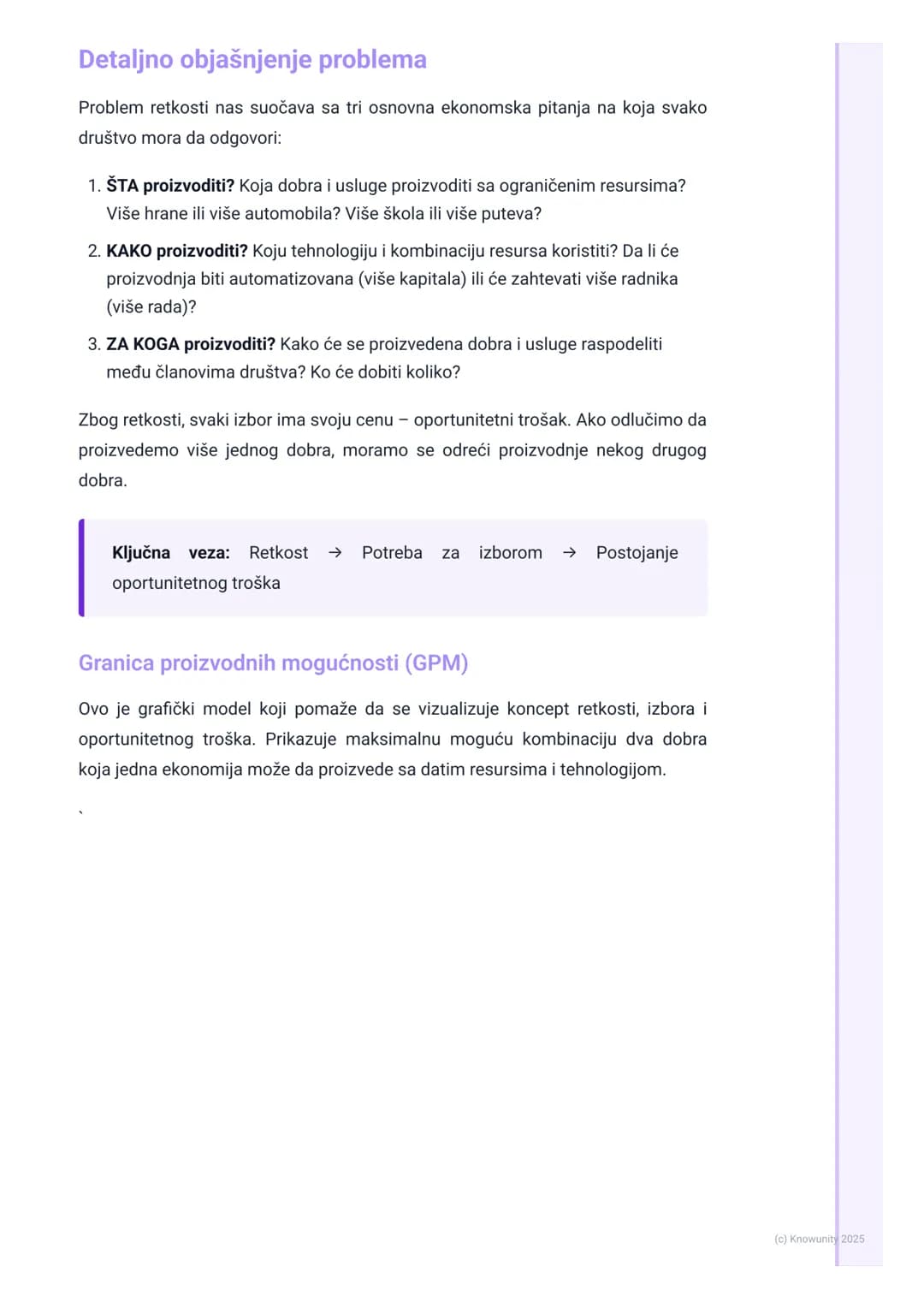 # Osnovni ekonomski problem:
Retkost i izbor

Osnovna ideja: Retkost i izbor

Sve u ekonomiji počinje jednim fundamentalnim problemom: mi ka