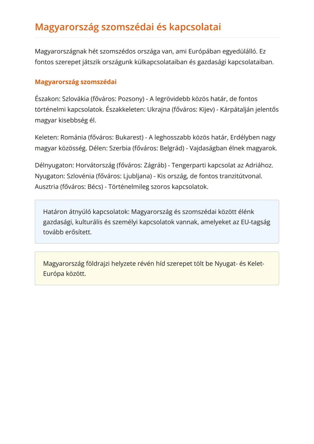 Európa földrajza: országok és
fővárosok
Európa országainak és fővárosainak átfogó tanulmányozása
Földrajz 	Grade 7 	Hungary
Tanulási célok
✓