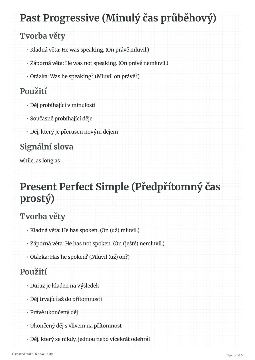# Přehled anglických časů

Přehled a vysvětlení anglických časů včetně Simple Present, Present Progressive, Simple
Past a dalších.

# Přehle