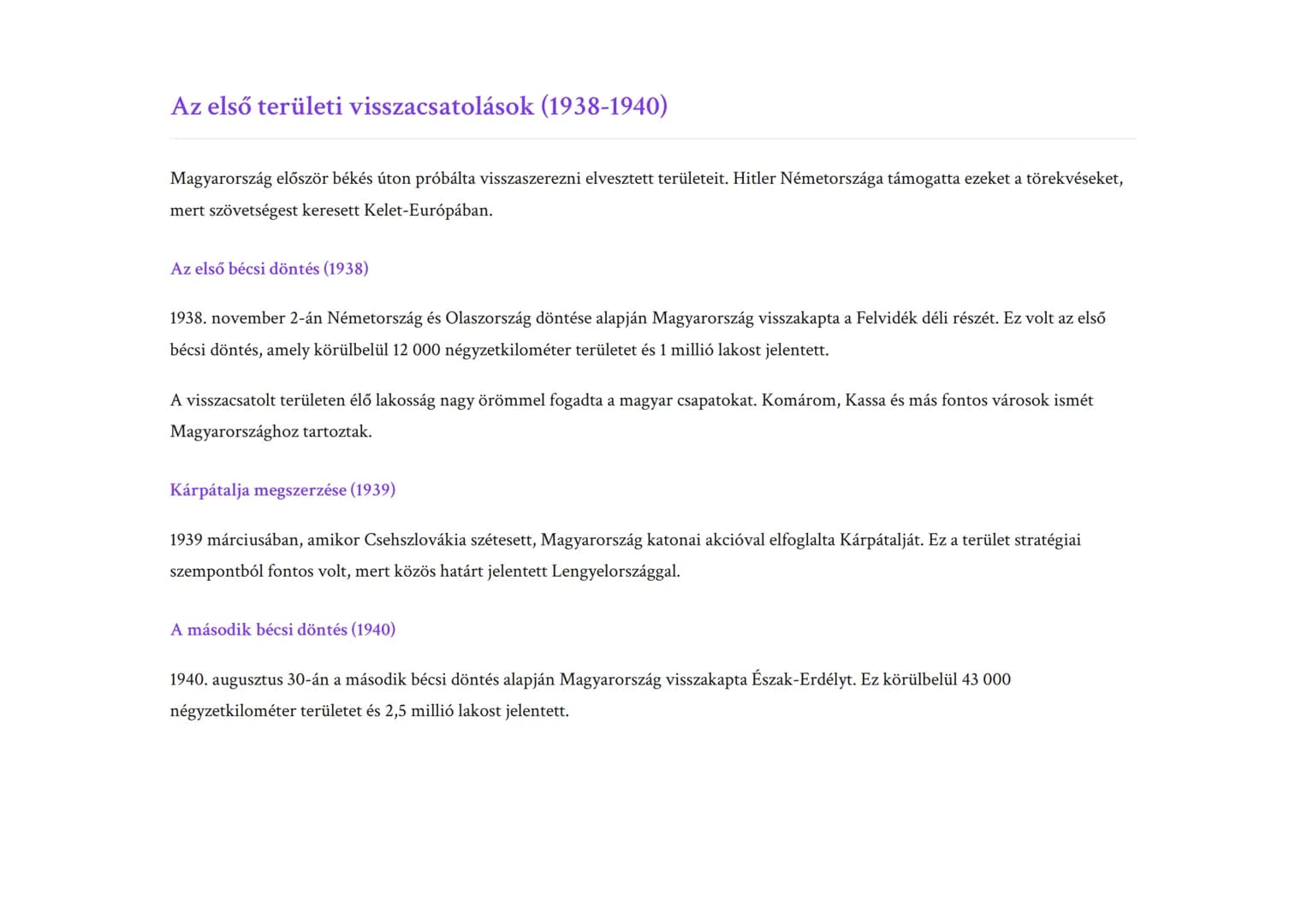 A második világháború és Magyarország belépése (1939-1945)
Magyarország második világháborús szerepe és belépésének okai
Történelem 	Grade 8