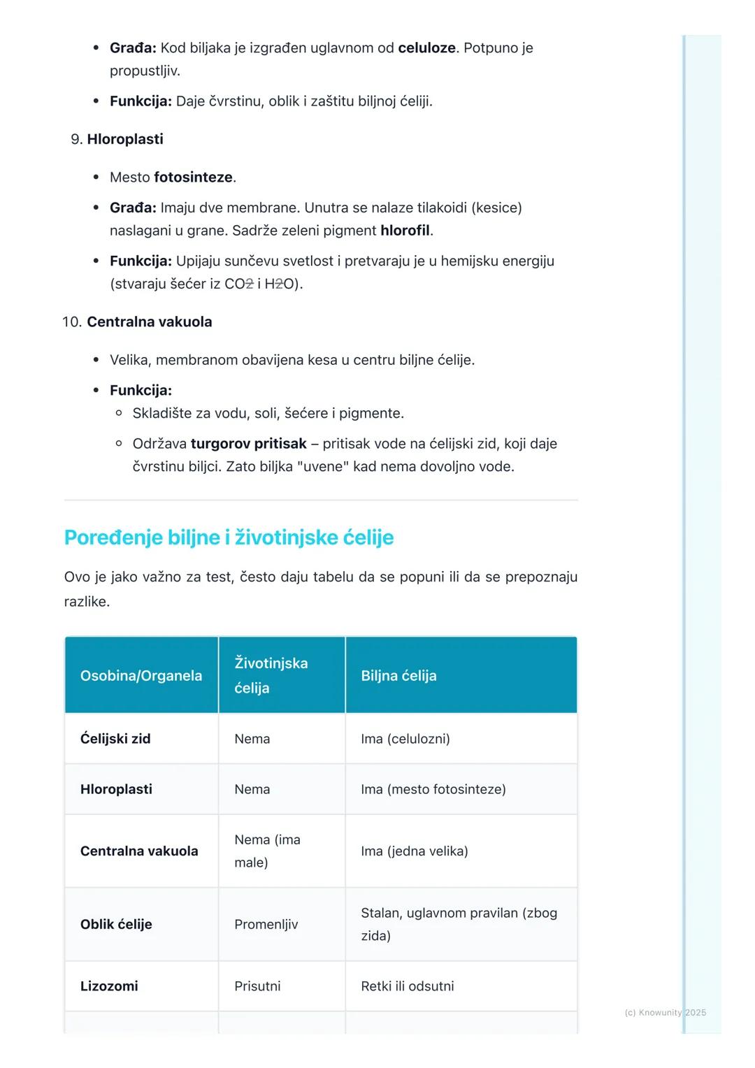 # Građa eukariotske ćelije

Građa eukariotske ćelije

Eukariotske ćelije su složenije od prokariotskih. One imaju pravo, membranom
odvojeno 
