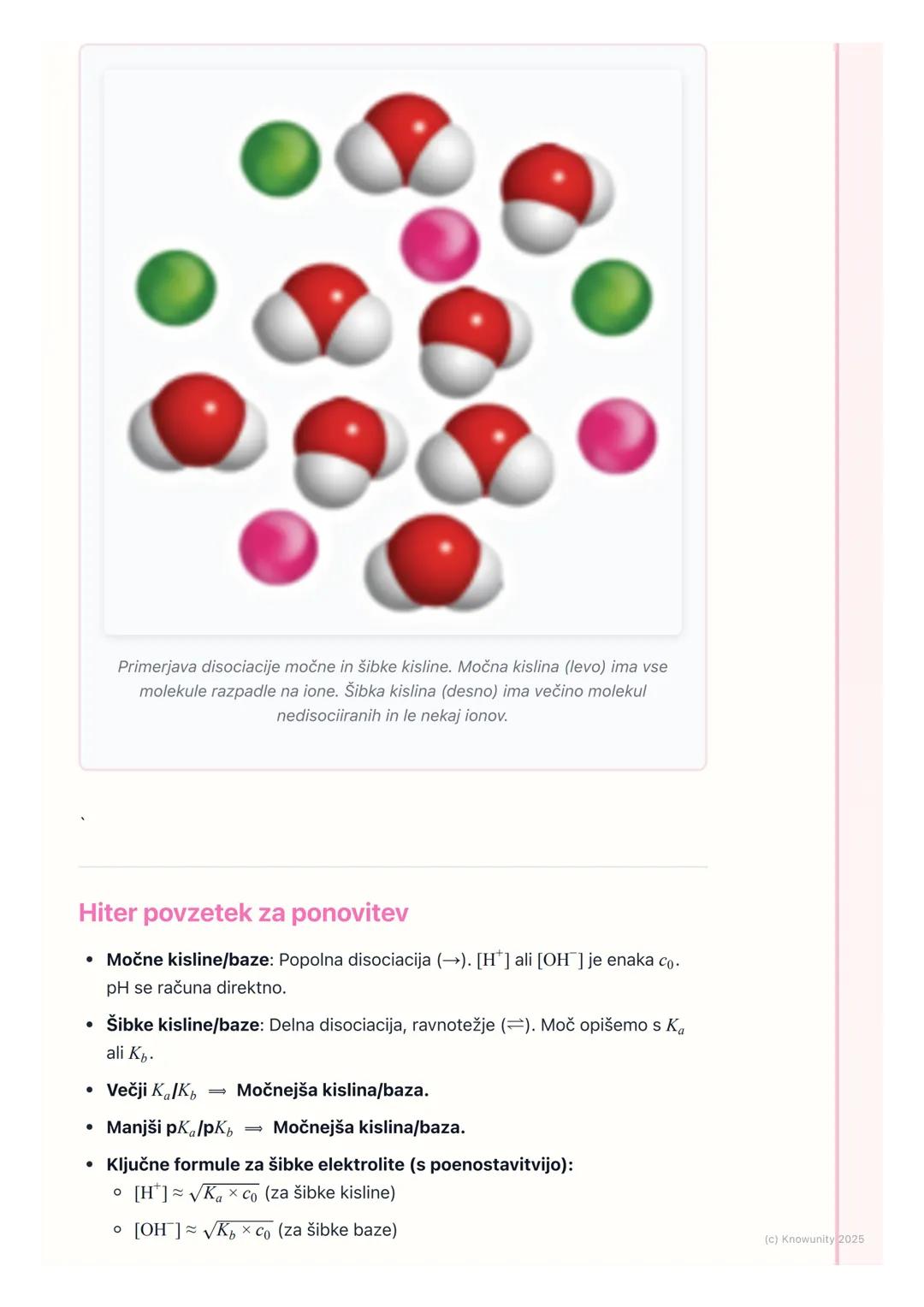 # Močne in šibke kisline ter baze

Močne in šibke kisline ter baze

To je nadaljevanje splošne snovi o kislinah in bazah. Tukaj gremo bolj v