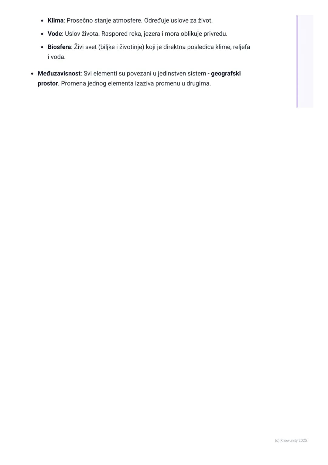 # Fizičkogeografske osnove

Uvod u fizičkogeografske osnove

Ovo je podsećanje na osnovne prirodne elemente koji čine "pozornicu" za život i