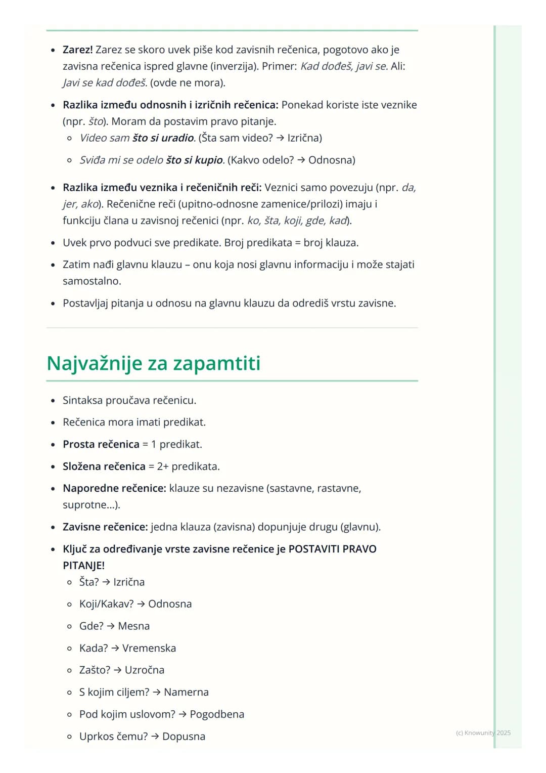 # Sintaksa (Nauka o rečenici)

Uvod u sintaksu

Sintaksa je deo gramatike koji proučava rečenicu. Bavi se time kako se reči
povezuju u veće 