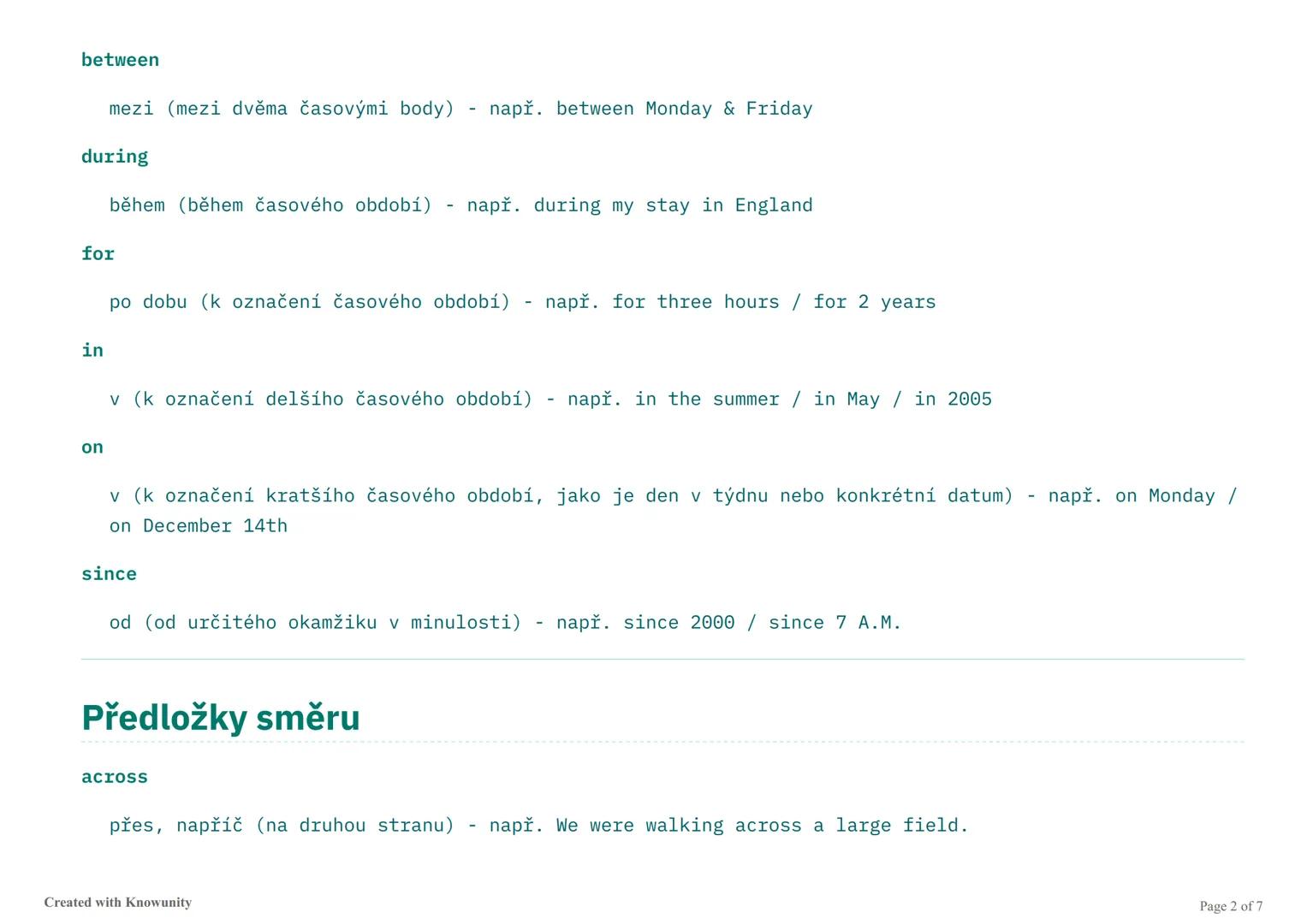 # Předložky v angličtině

Podrobné vysvětlení anglických předložek, jejich použití a umístění ve větách.

## Co jsou předložky?

Předložky (