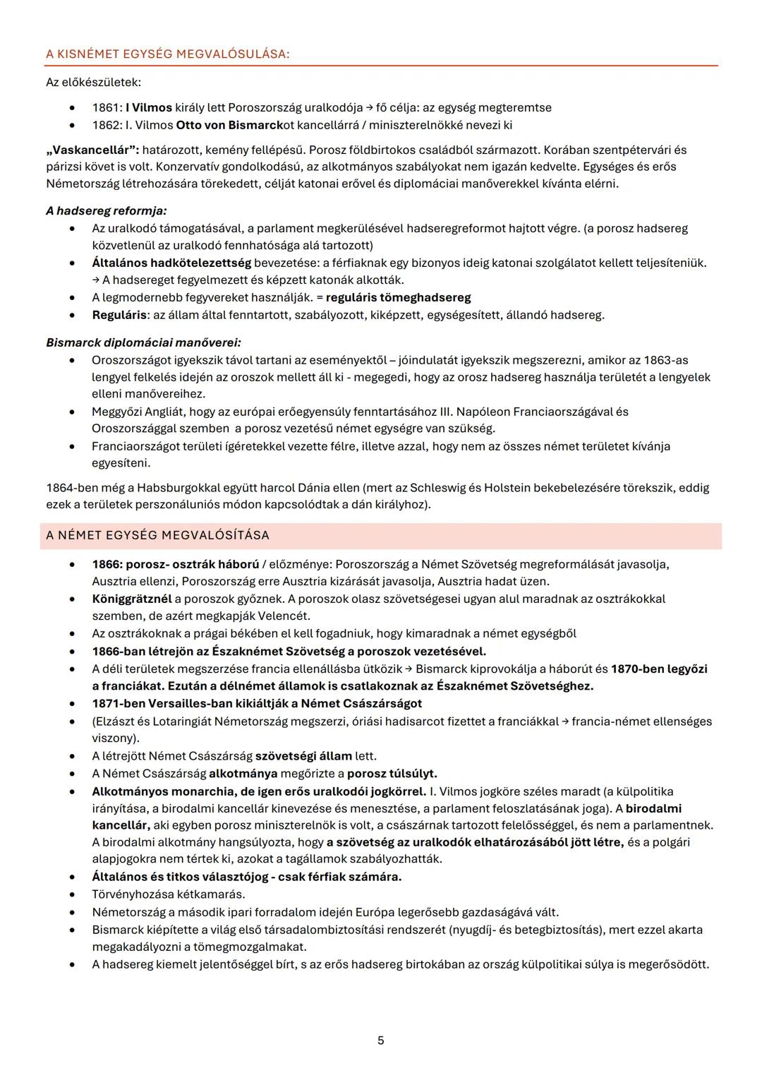 A NEMZETÁLLAMOK ÉS A BIRODALMI POLITIKA KORA
A NAGYHATALMAK A 19. SZÁZAD KÖZEPÉN
1. AZ 1848-AS FORRADALMAK MÉRLEGE
Ami nem sikerült:
- a nem