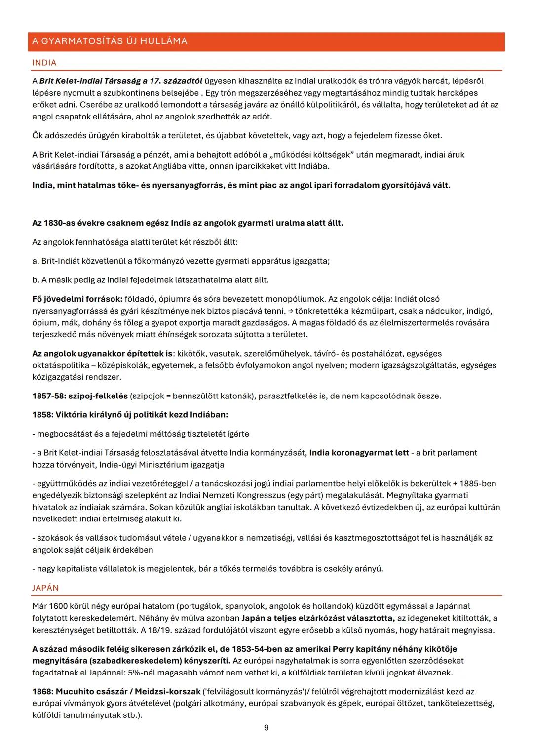 A NEMZETÁLLAMOK ÉS A BIRODALMI POLITIKA KORA
A NAGYHATALMAK A 19. SZÁZAD KÖZEPÉN
1. AZ 1848-AS FORRADALMAK MÉRLEGE
Ami nem sikerült:
- a nem