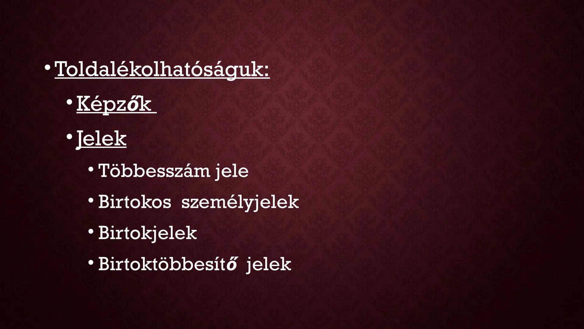 # SZÓFAJOK # A SZÓFAJ

• A szótövek képességeik szerinti csoportosítását értjük
alatta.
• 3 kategória
• Jelentés:
    • Alapszófajok
    • V