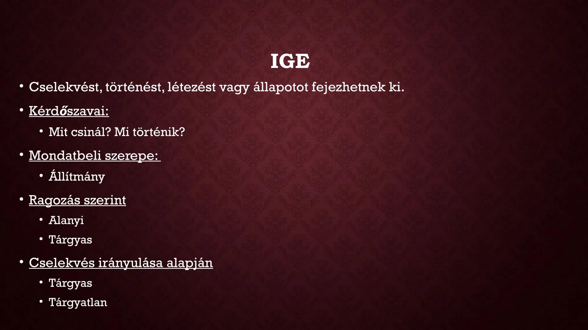 # SZÓFAJOK # A SZÓFAJ

• A szótövek képességeik szerinti csoportosítását értjük
alatta.
• 3 kategória
• Jelentés:
    • Alapszófajok
    • V