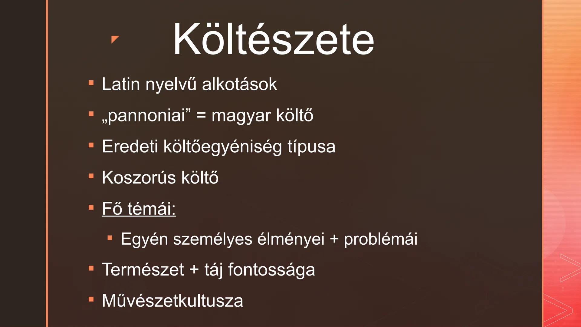 Janus Pannonius
élete és pályaképe Janus Pannonius v.
Csézmicei János ■ 1434. augusztus 29., Csázma,
Horvátország - 1472. március 27.,
Medve