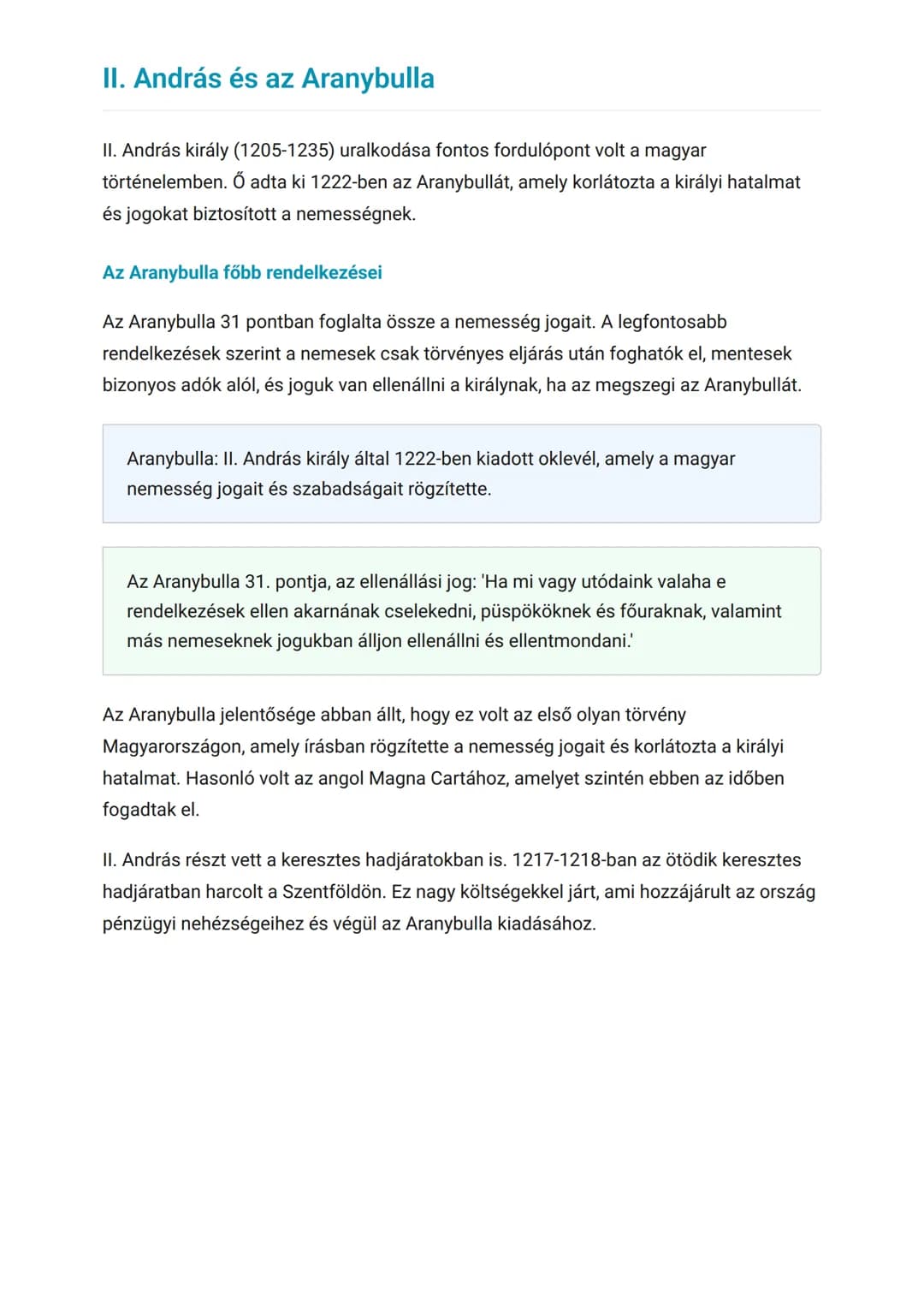 A Magyar Királyság kialakulása és az
Árpád-házi királyok kora
Az Árpád-házi királyok uralkodása és a Magyar Királyság fejlődése
Történelem  