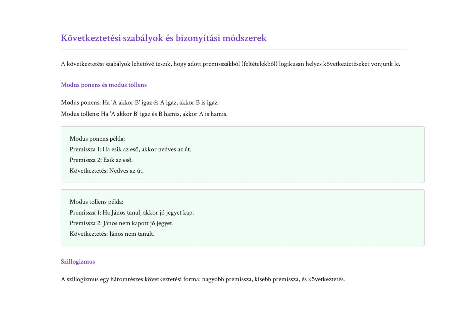 Logika és halmazelmélet: Logikai műveletek és következtetés
Logikai műveletek, következtetési szabályok és halmazelméleti alapok
Matematika 