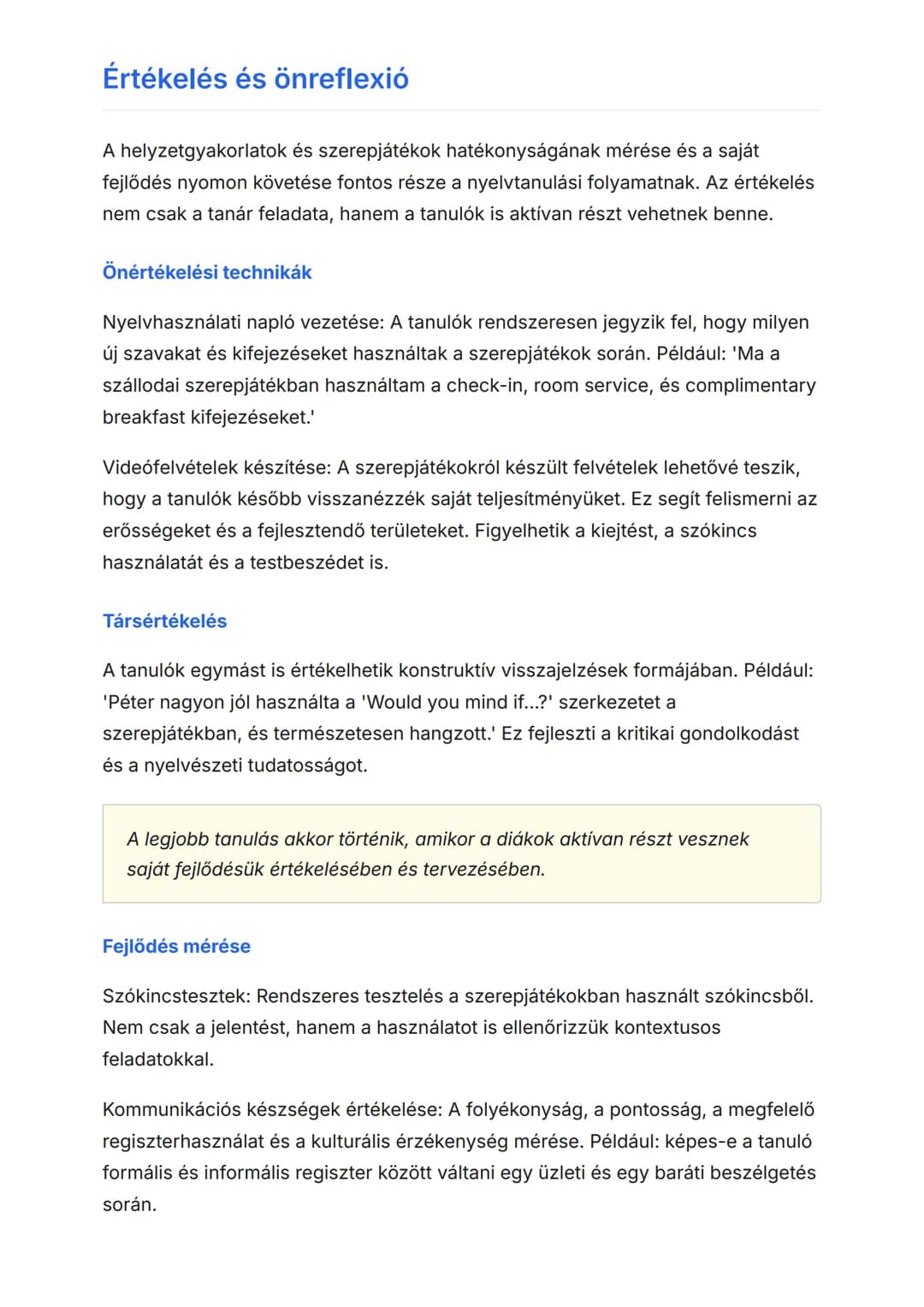 Angol szókincs alkalmazása
helyzetgyakorlatokban és
szerepjátékokban
Szövegértés és szókincs fejlesztése gyakorlati helyzetekben
Angol Grade