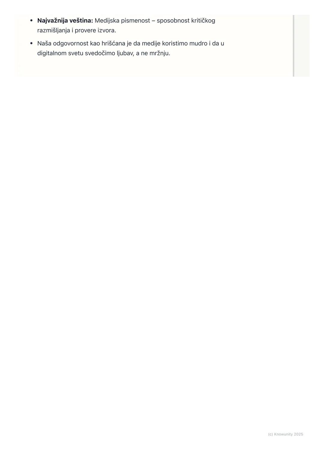 # Mediji i hrišćanska poruka u
savremenom dobu

Uvod i značaj teme

U današnje vreme, mediji su svuda oko nas televizija, internet, društven