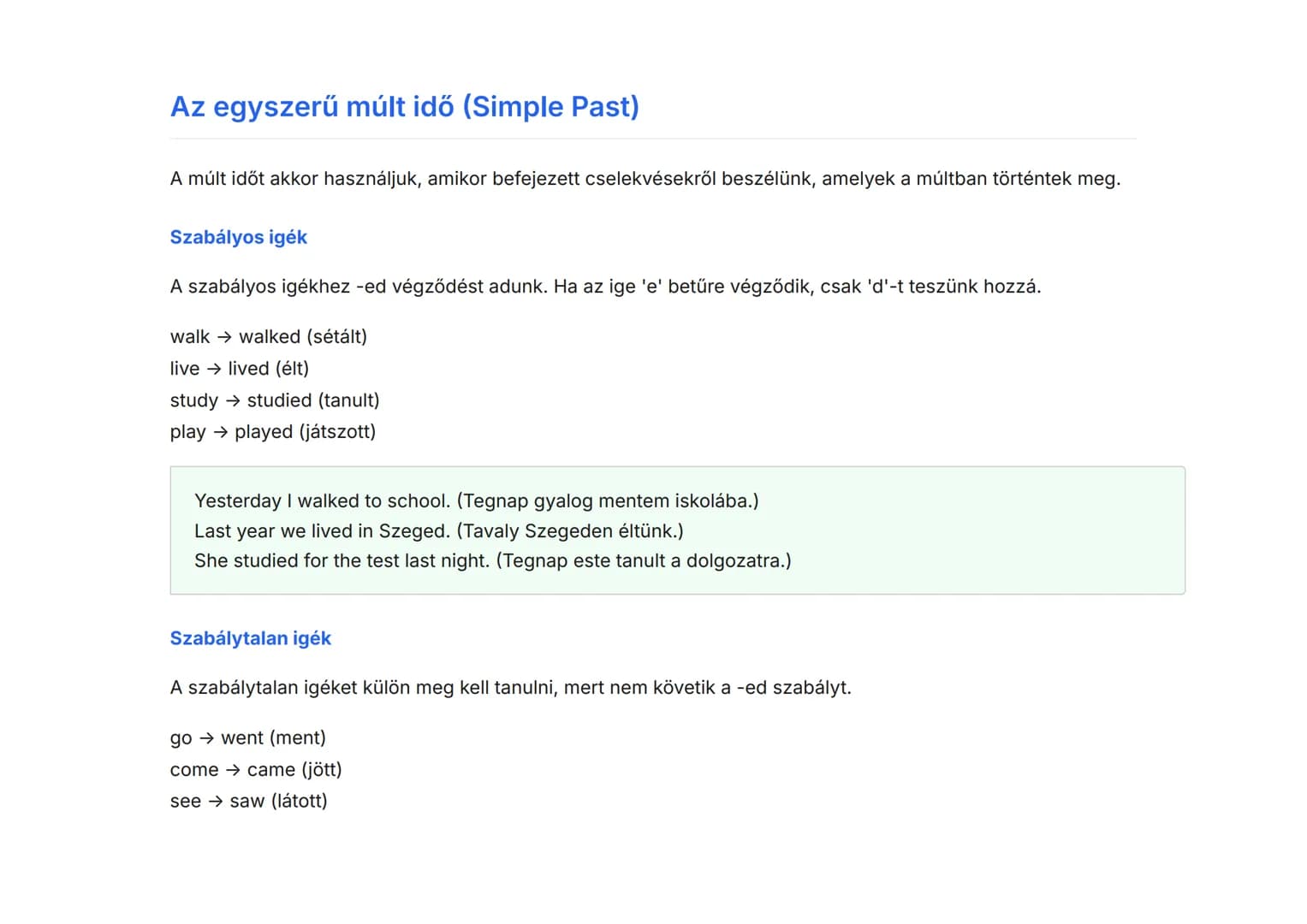 Angol igeidők: jelen, múlt és jövő idő használata
Az egyszerű igeidők helyes használata és gyakorlása
Angol • Grade 7 • Hungary
Mit fogunk m