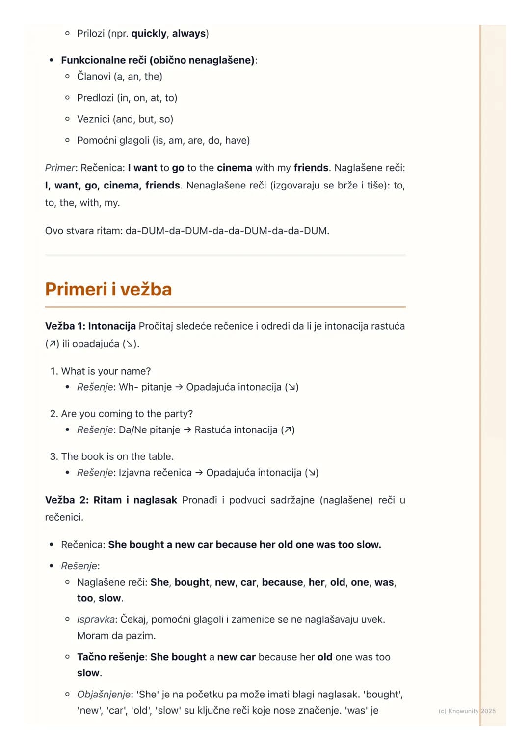 # Izgovor, intonacija i ritam

Uvod u izgovor, intonaciju i ritam

Ovo je važno jer nije dovoljno samo znati reči i gramatiku. Način na koji