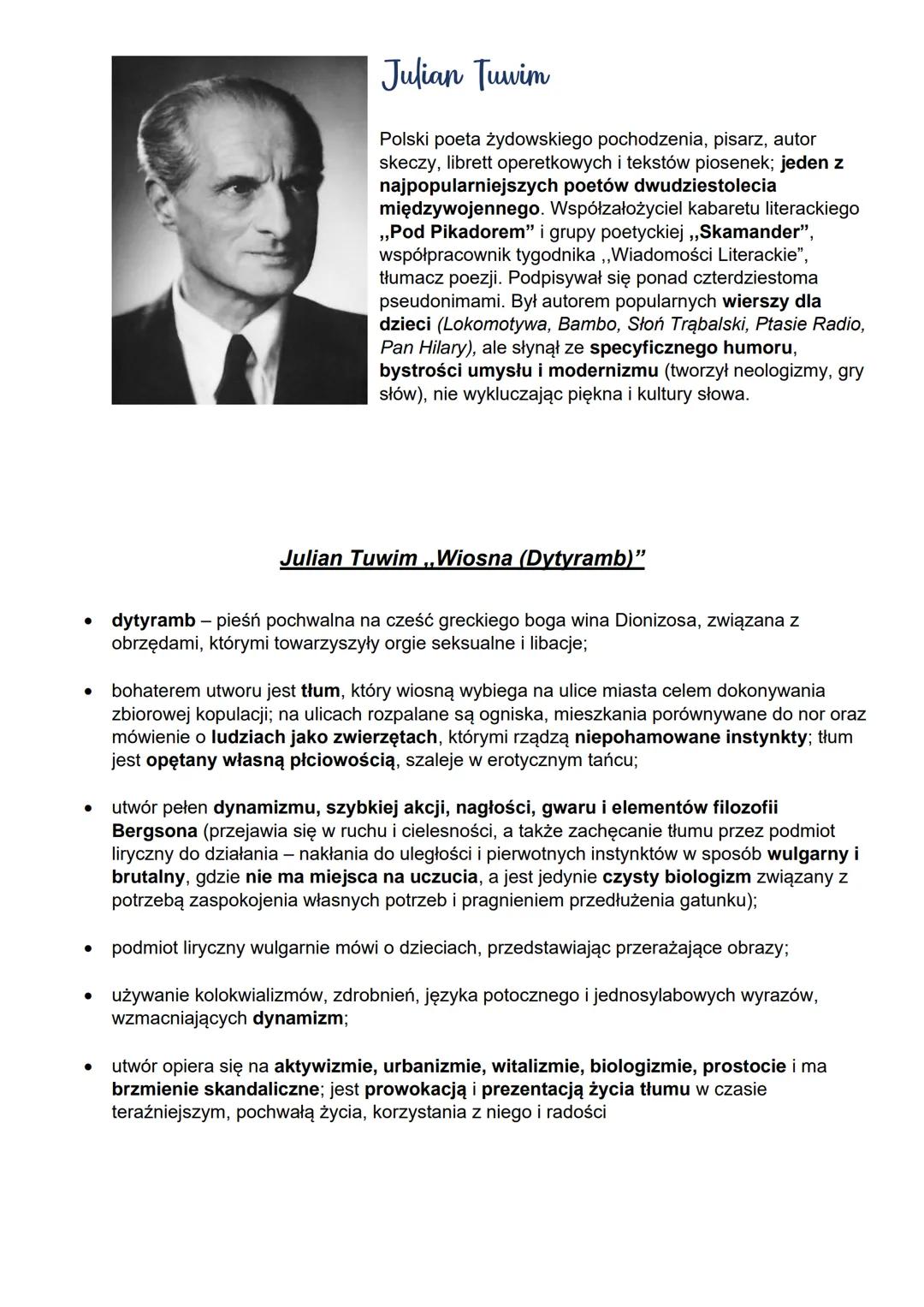 # Skamandryci

- najbardziej wpływowa i najpopularniejsza grupa przedstawicieli głównych kierunków
literackich w poezji polskiej - swoje wie