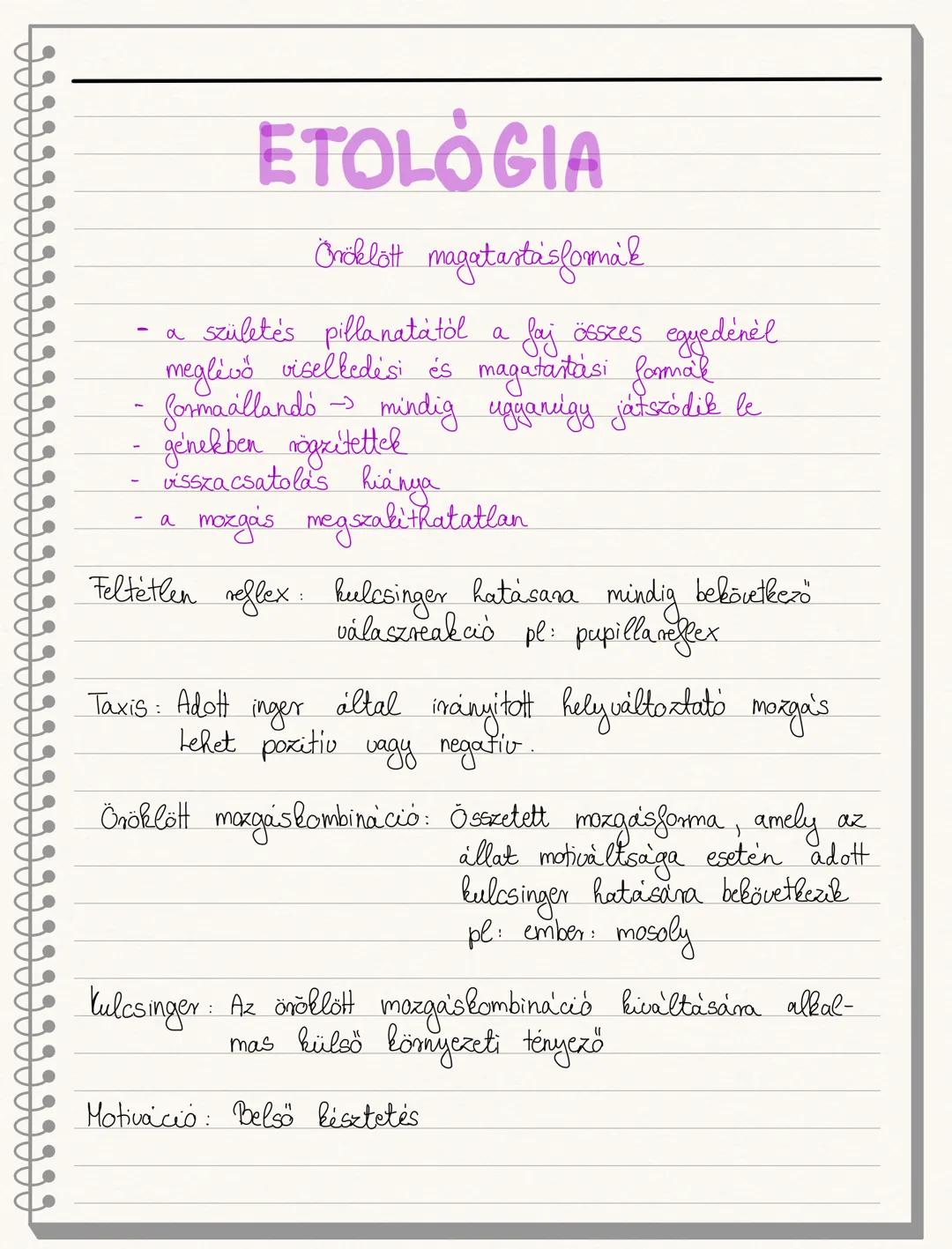 Etológia