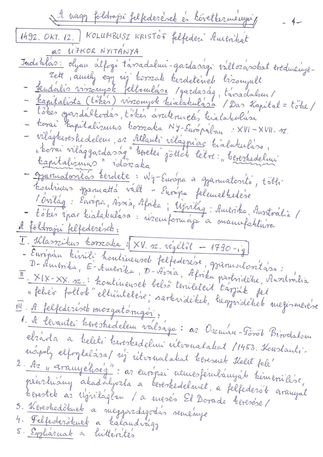 A nagy földrajzi felfedezések