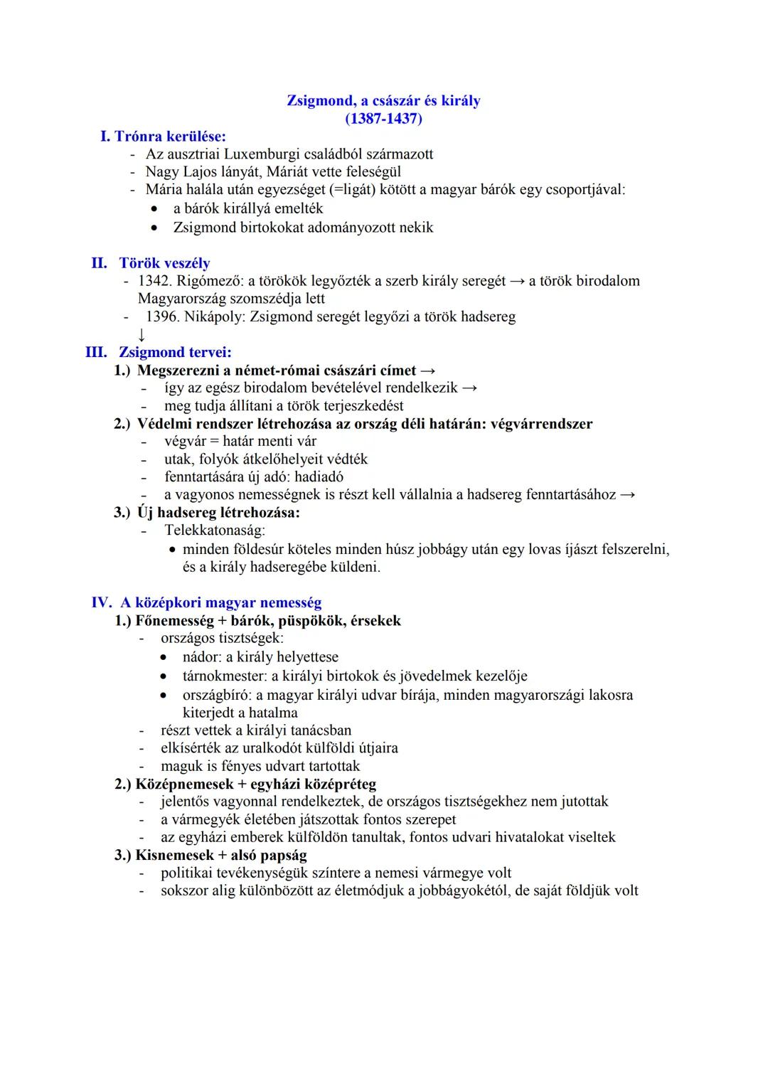 Luxemburgi Zsigmond uralma