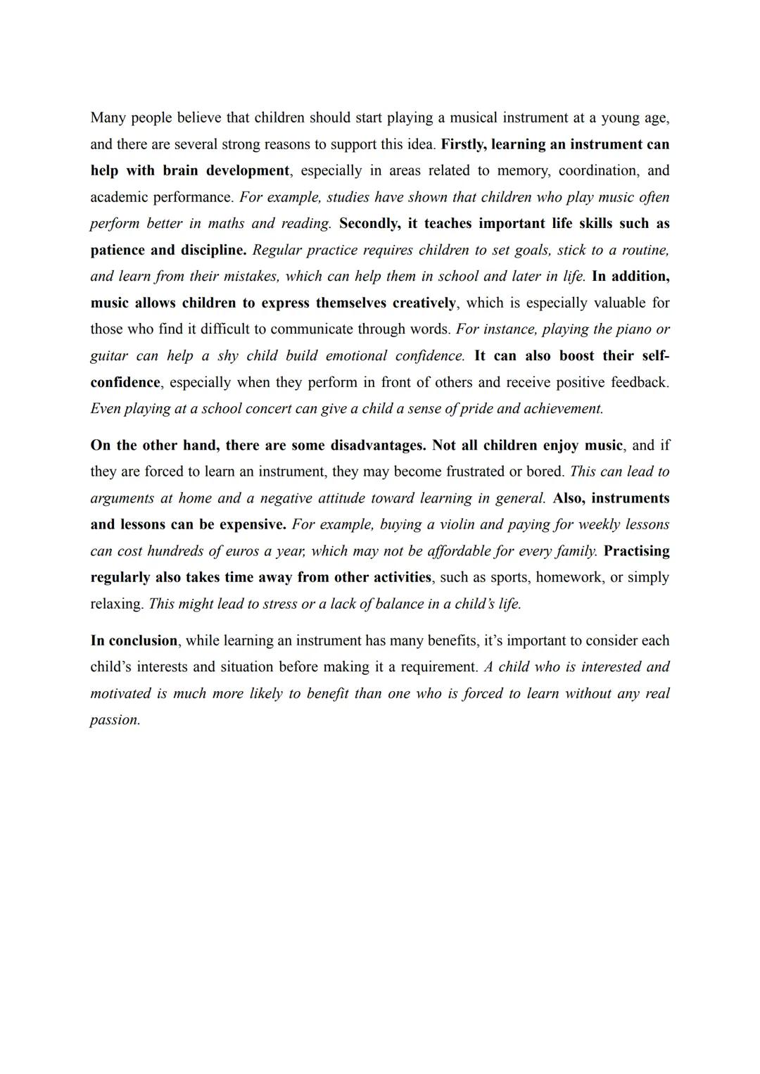 Exam topic No. 4 Entertainment
Entertainment plays an important role in our lives, especially in helping us relax, express
ourselves, and co