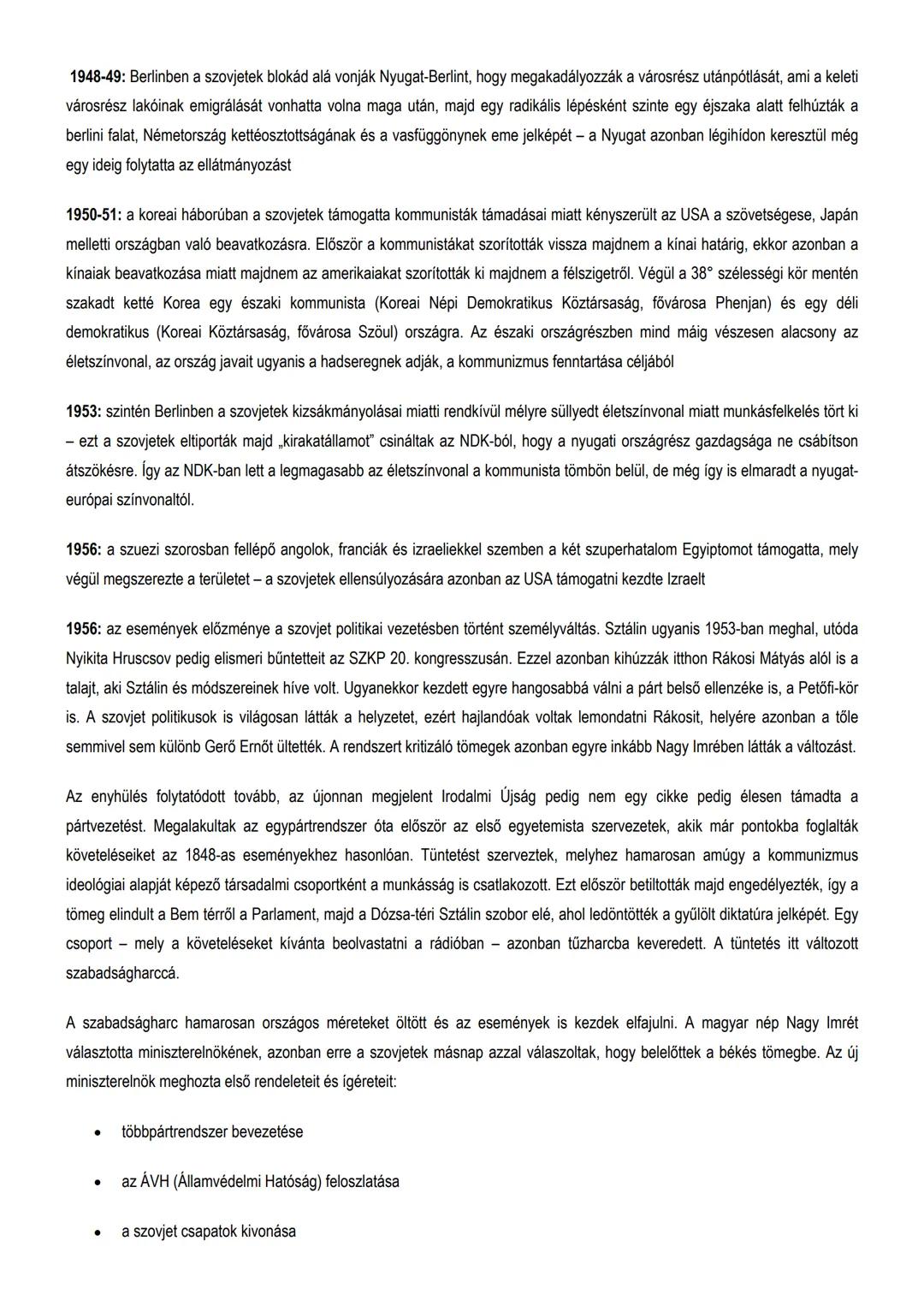 ## A Hidegháború
A II. világháború alatt a fasizmus elleni közös fellépésük és győzelmük után ideológiai ellentétek miatt szembekerült két