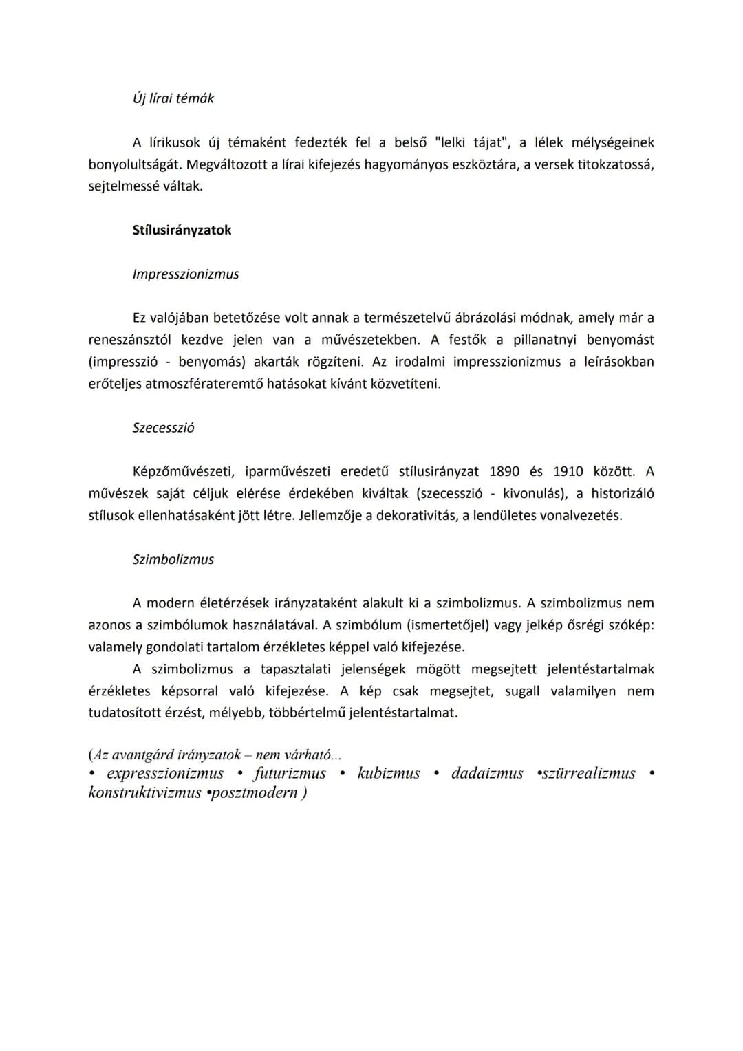 a felvilágosodás kora 18.sz.
19.század
a századvég stílusirányzatai
Korszakok, stílusirányzatok, alkotók
középkor 5-15.sz
reneszánsz 15-16.s