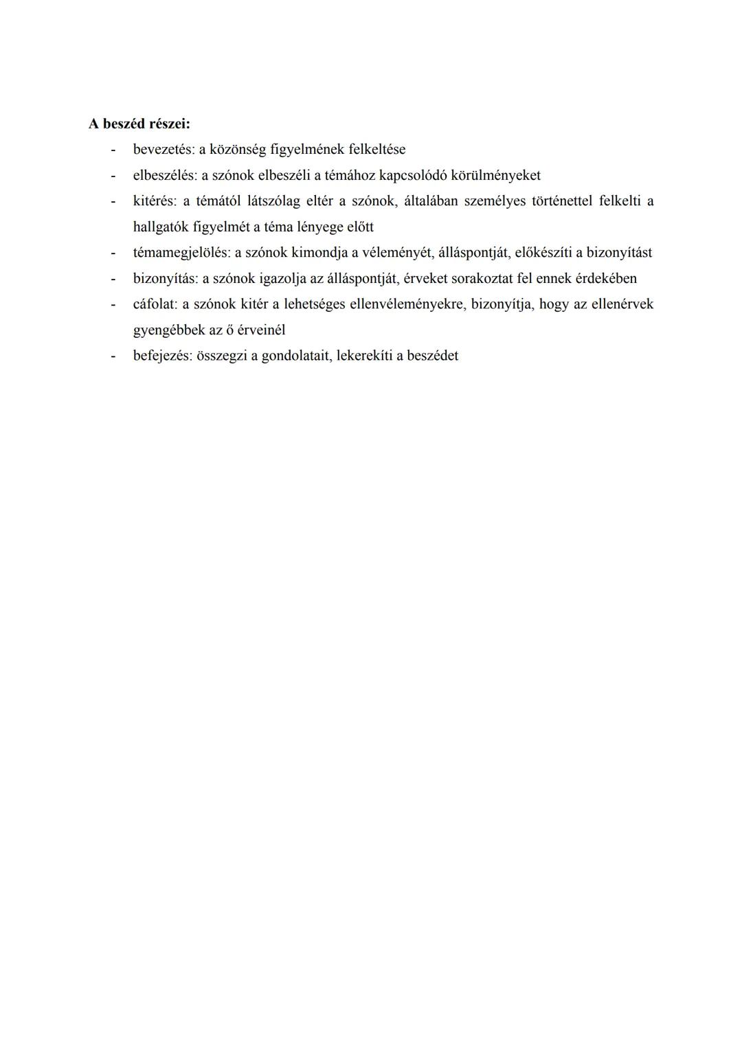 16. tétel: A beszéd felépítése, a szónoklat szerkesztésének lépései
A beszéd elkészítéséhez és előadásához öt feladat kapcsolódik:
1. a mond