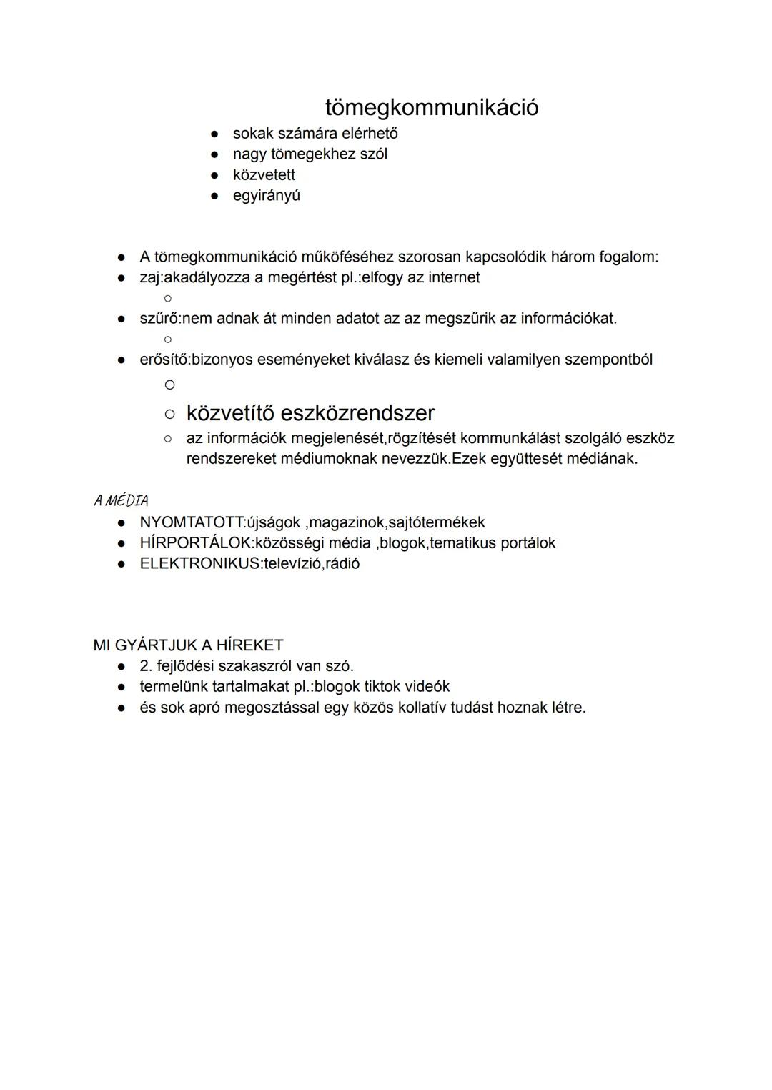 A kommunikáció
• kommunikációról beszélünk ha egymással beszélgetünk, beszédet
mondunk, sms-t küldünk vagy videót nézünk, de a jellegzetes
ö