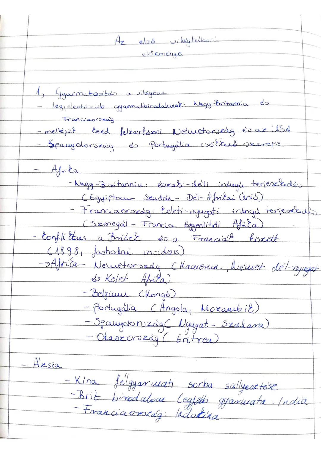 Az első világháború