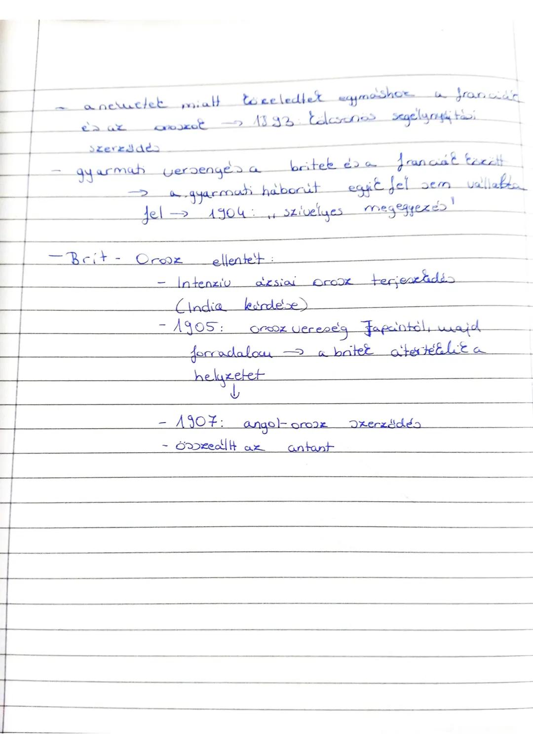 Az elso vilaghaboru
elmenye
1, Gyarmatosiatas a vilagban
- legjelentősebb gyarmatbirodalmak: Nagy-Britannia es
Franciaorszag
- mellejuk eze