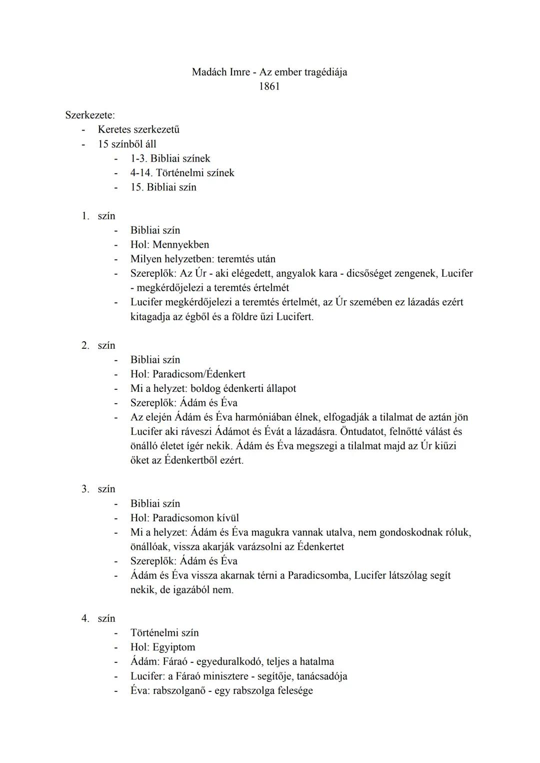 ```
Szerkezete:
- Keretes szerkezetű
- 15 színből áll
- 1-3. Bibliai színek
- 4-14. Történelmi színek
- 15. Bibliai szín
1. szín
- Bi