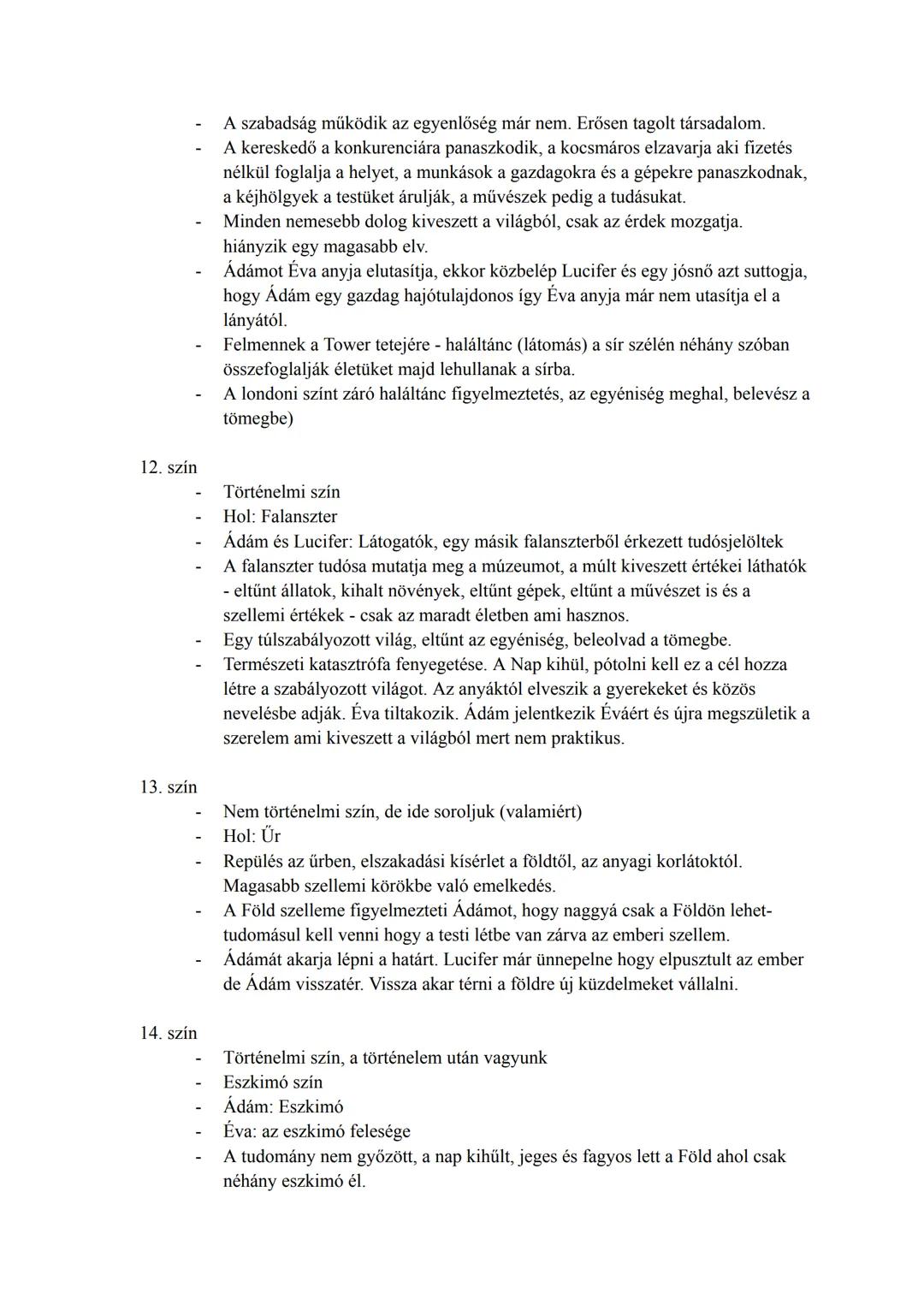 ```
Szerkezete:
- Keretes szerkezetű
- 15 színből áll
- 1-3. Bibliai színek
- 4-14. Történelmi színek
- 15. Bibliai szín
1. szín
- Bi