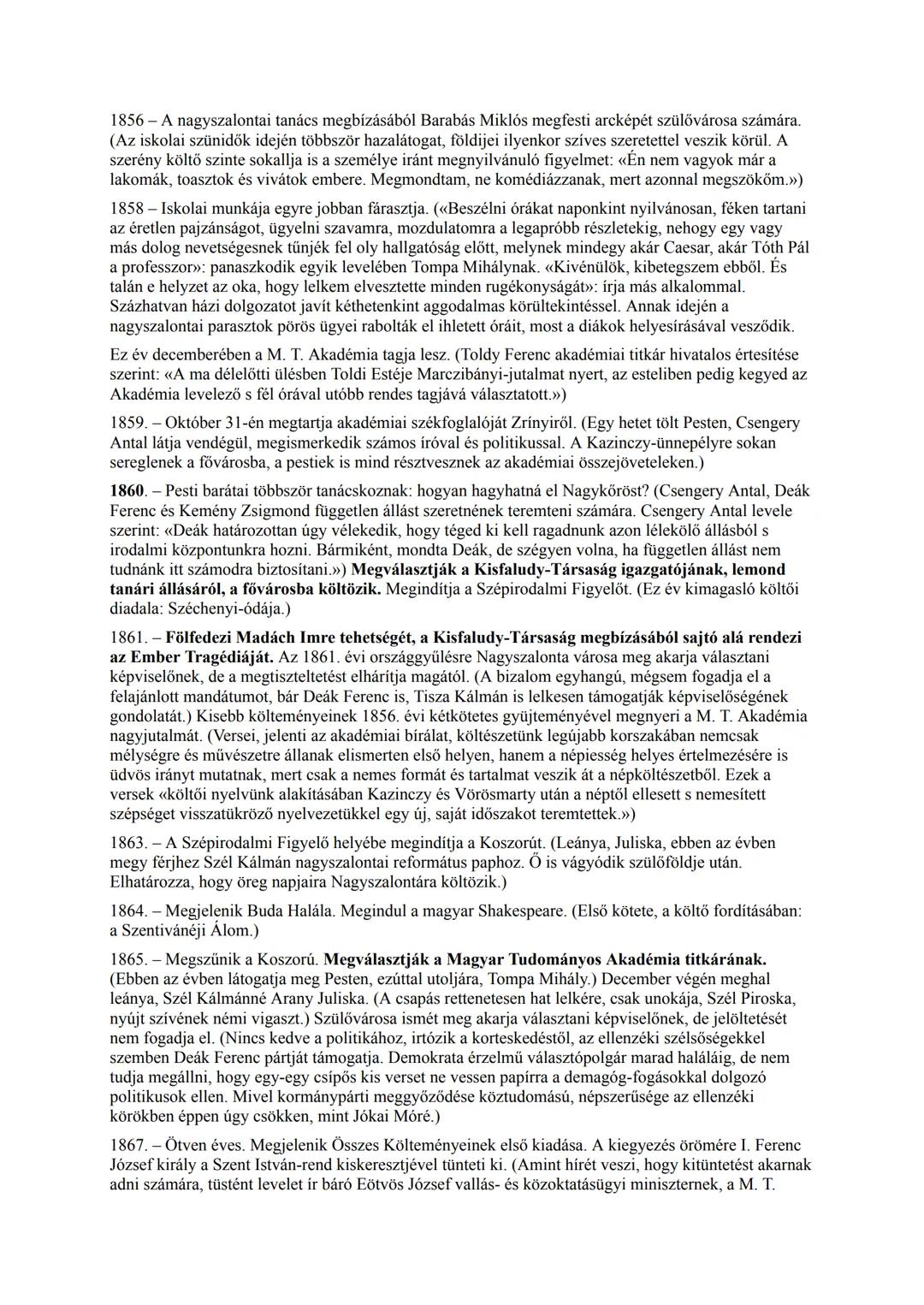 ## Arany János
(1817-1882)
Vörösmarty Mihály (1800-1855) és Petőfi Sándor (1823-1849) mellett a XIX. század kiemelkedő
magyar költője.
181