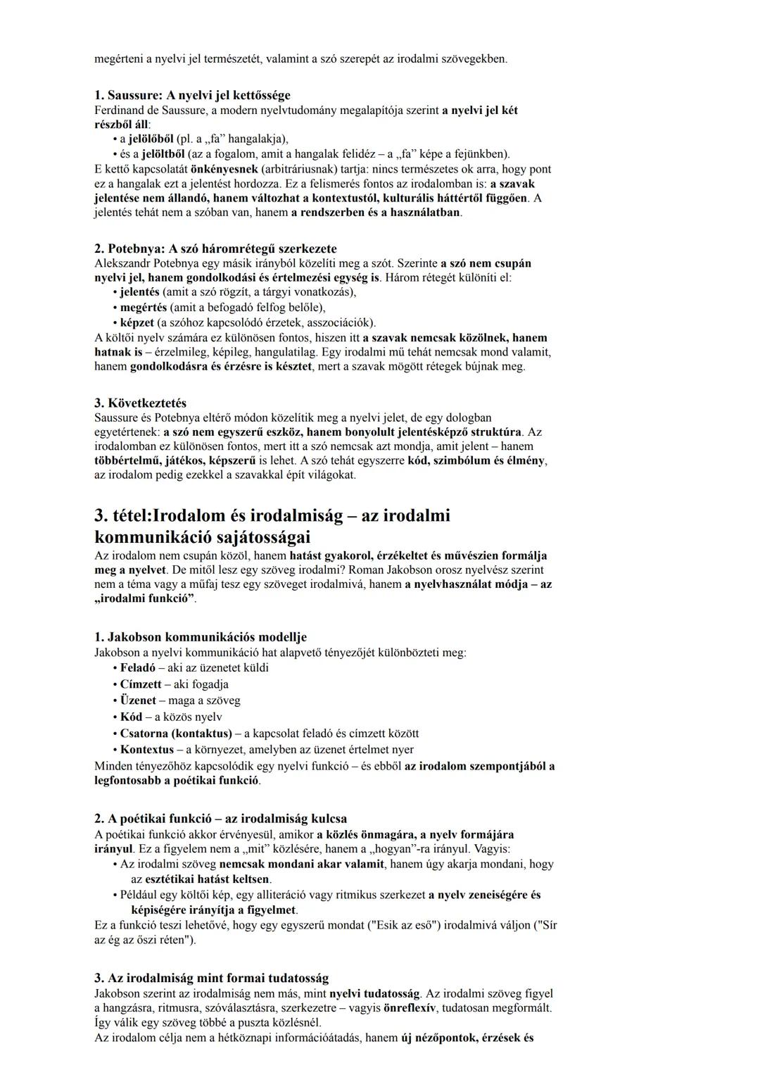 1. tétel: Az irodalomtudomány kérdésfeltevései: poétika,
retorika, hermeneutika Paul Ricoeur elméletének
tükrében
1. Bevezetés
Az irodalomtu