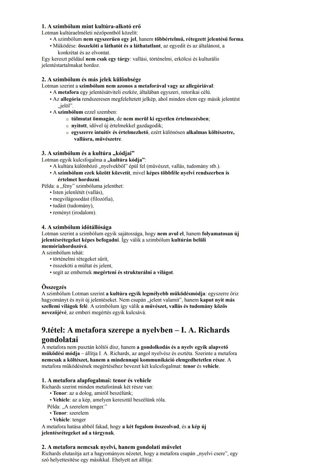 1. tétel: Az irodalomtudomány kérdésfeltevései: poétika,
retorika, hermeneutika Paul Ricoeur elméletének
tükrében
1. Bevezetés
Az irodalomtu