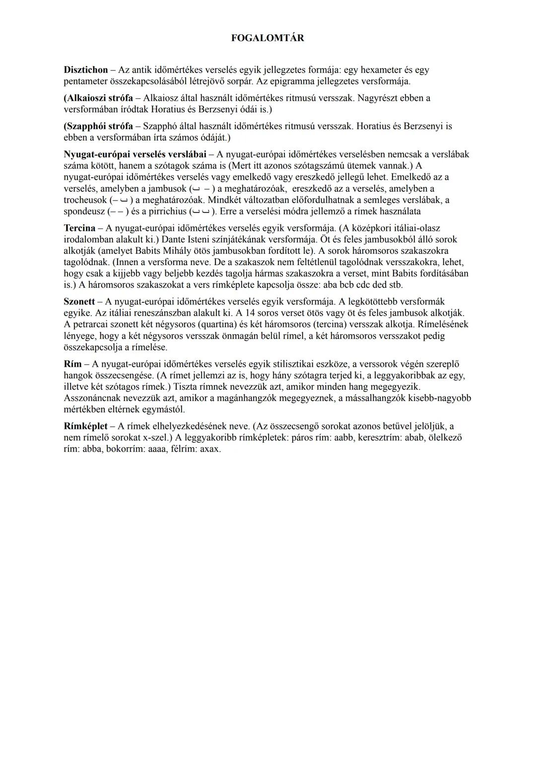 ## FOGALOMTÁR
### Alapfogalmak
Kultúra - az emberiség által létrehozott anyagi és szellemi értékek összessége, amely a természettől
való f