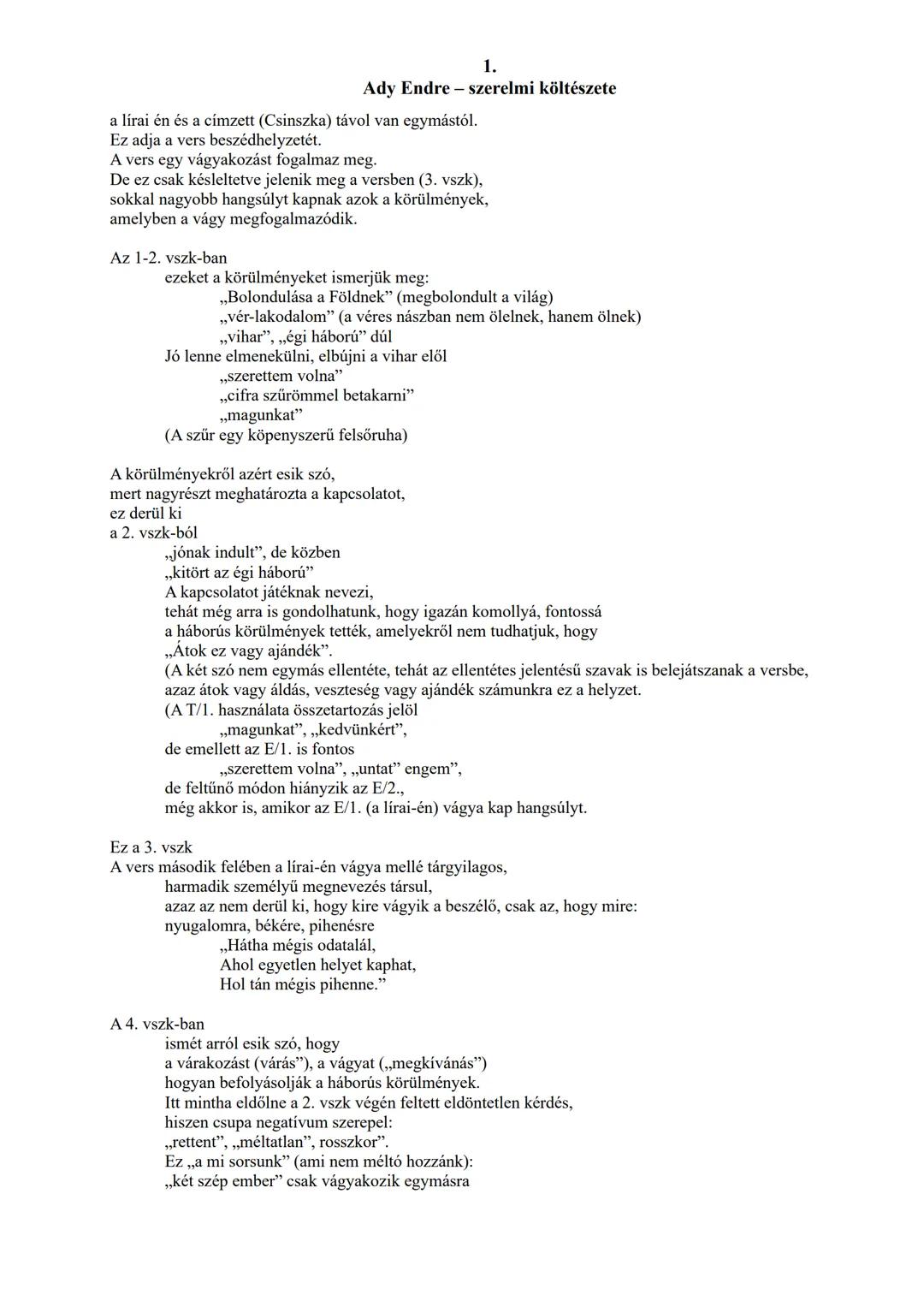 ## Bevezető:
1.
Ady Endre - szerelmi költészete
Ady a Nyugat első nemzedékének meghatározó alakja, a korszak
egyik legfontosabb költője.
