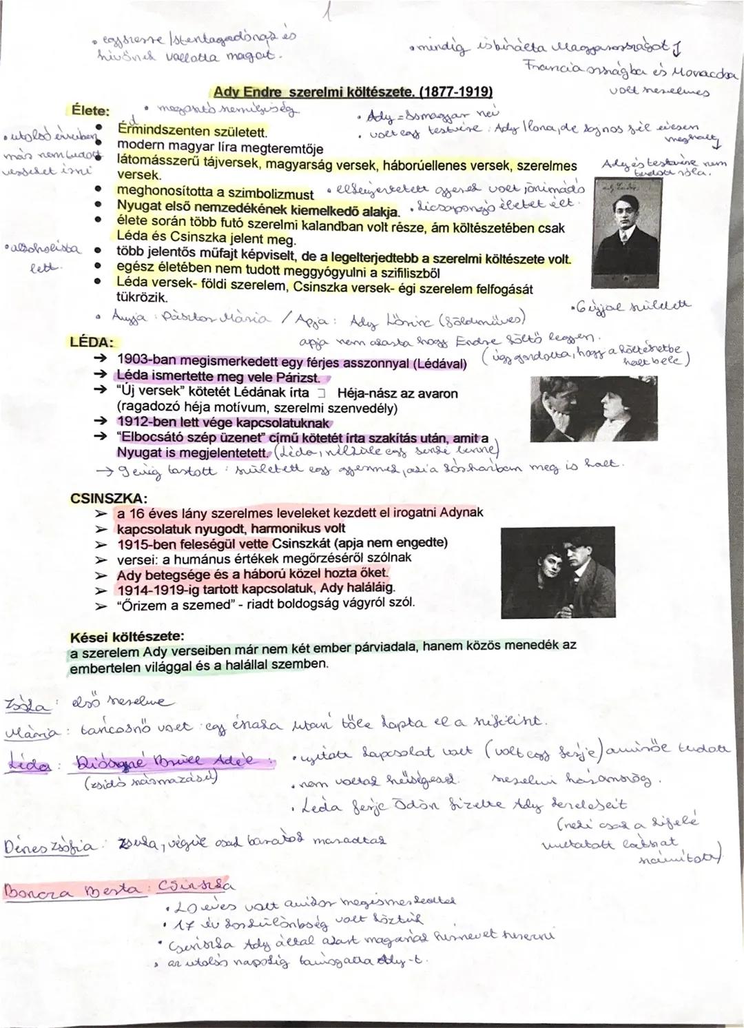 Ady Endre szerelmi költészete