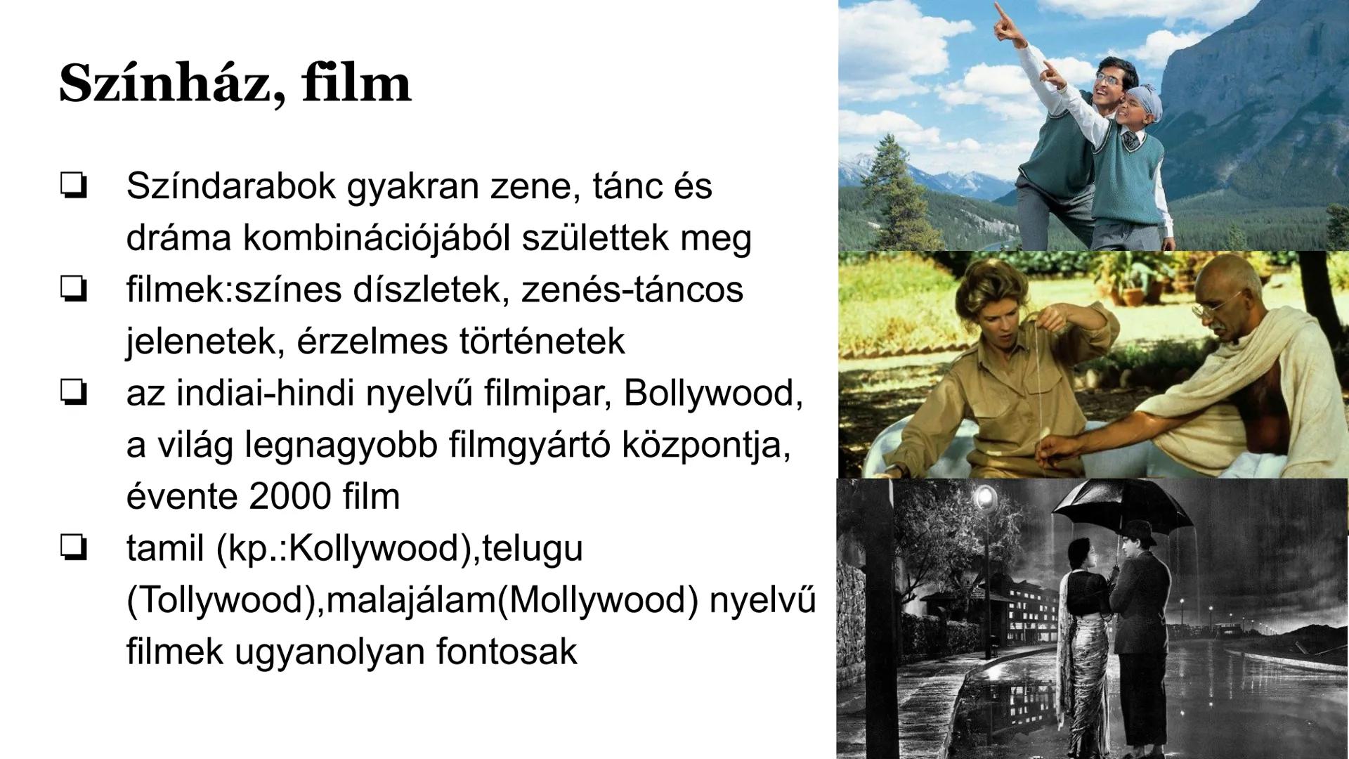 India
Balogh Lili, Bálint Anna, Kovács
Sára, Pintér Emma Glória,
Schwarczenberger Janka Tartalom
• Irodalma
• Színház és filmipar
• Vallás
•