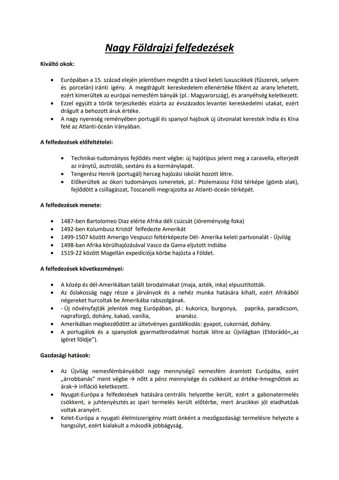 Nagy Földrajzi felfedezések