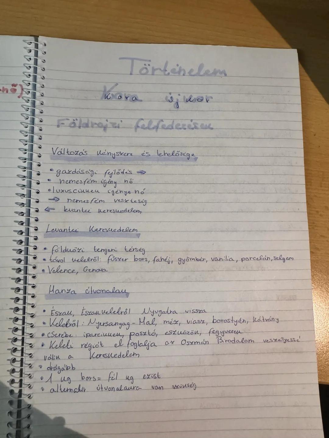 történelem Kora újkor