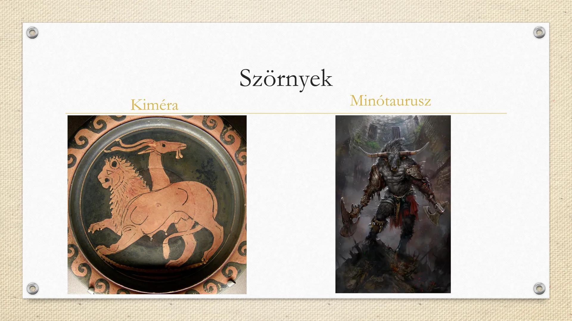 A görög mitológia
Múzák és istenek A mítoszok
• Görög müthosz szóból
• Magyarázzák a világ keletkezését, egy nép, jelenség eredetét
eredetm