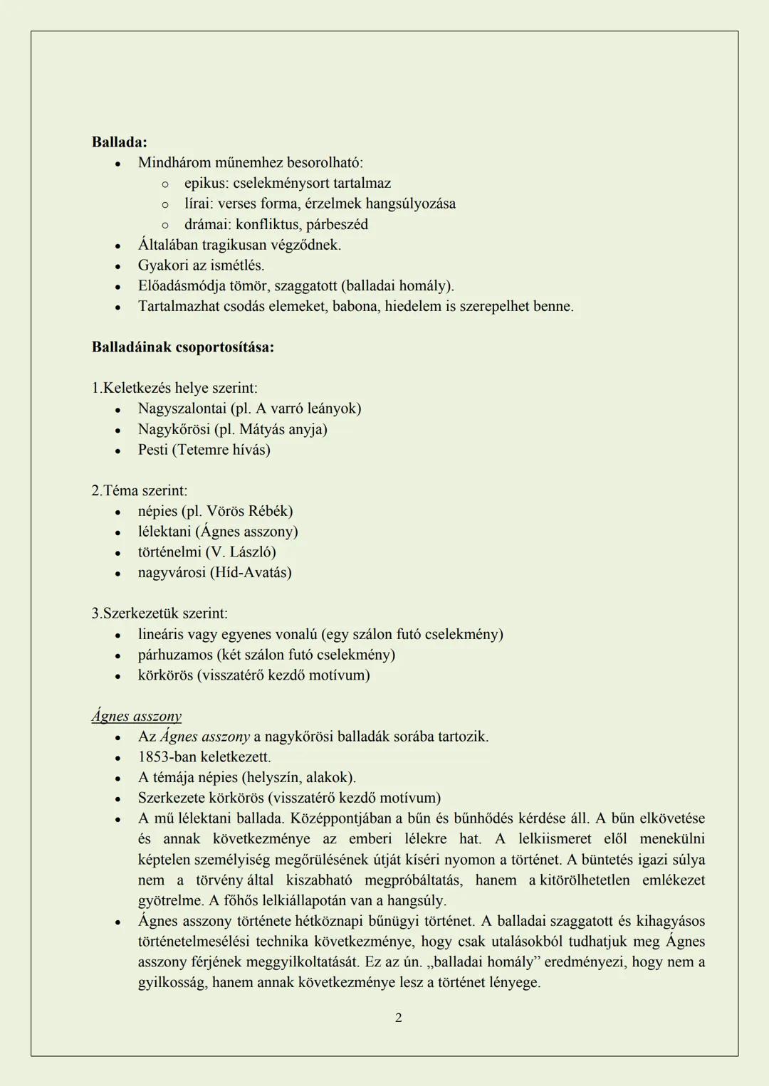## Érettségi tételek
## 11. évfolyam
1. Arany János balladái
2. Madách Imre: Az ember tragédiája
3. A humor megjelenési formái Mikszáth Kál