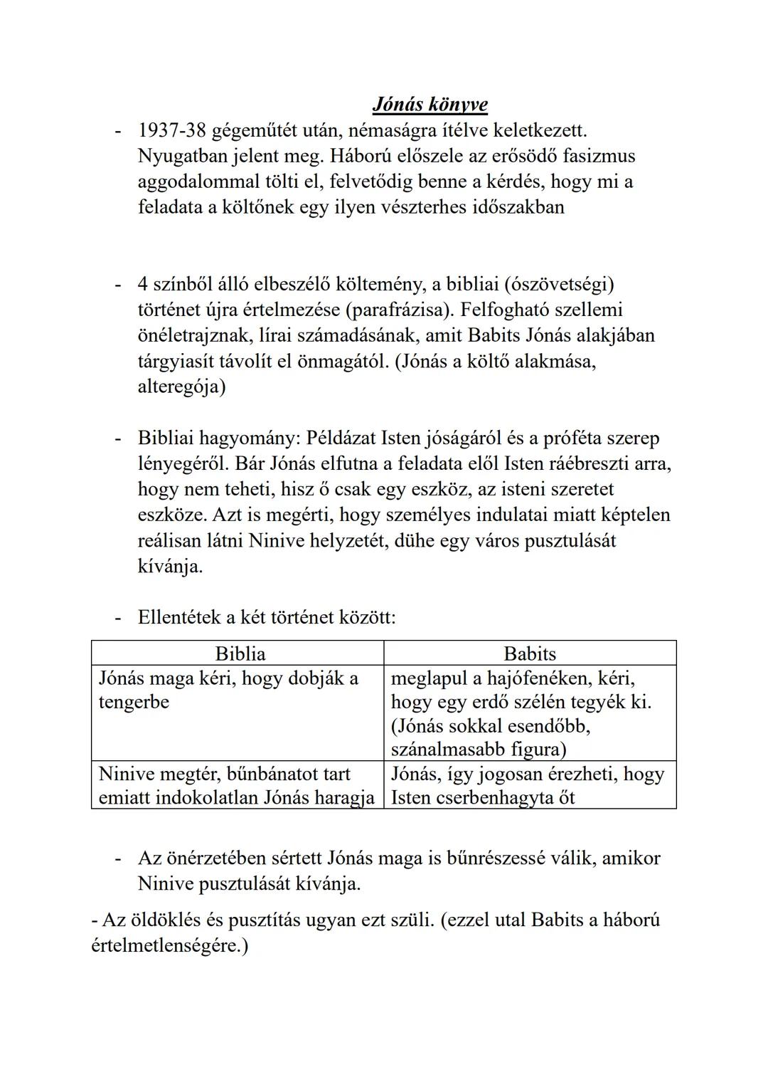 Babits Mihály (1883-1941)
Babits a Nyugatosok egyik legjelentősebb alkotója, haláláig az újság
főszerkesztője. a versek mellett írt fontos t
