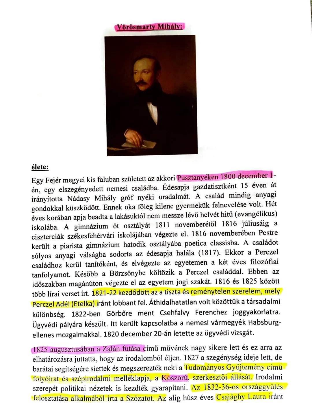 Vörösmarty Mihály