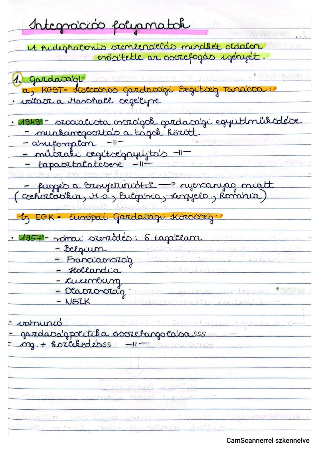 A második vh. következményei
1. az ENSZ megalakulása:
• ENSZ = Egyesült Nemzetek Szervezete
(UNO= United Nations Organization)
•alapítása: 1
