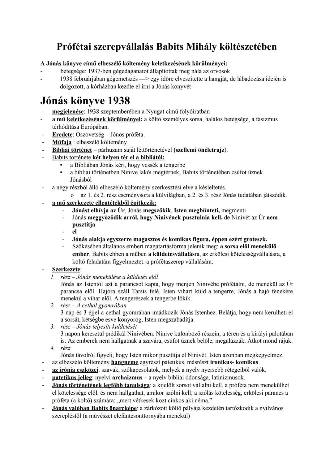 Élete
Babits Mihály (1883-1941)
* 1883-ban született Szekszárdon, apja törvényszéki bíró, anyja művelt,
verskedvelő volt.
Pesten és Pécsen j