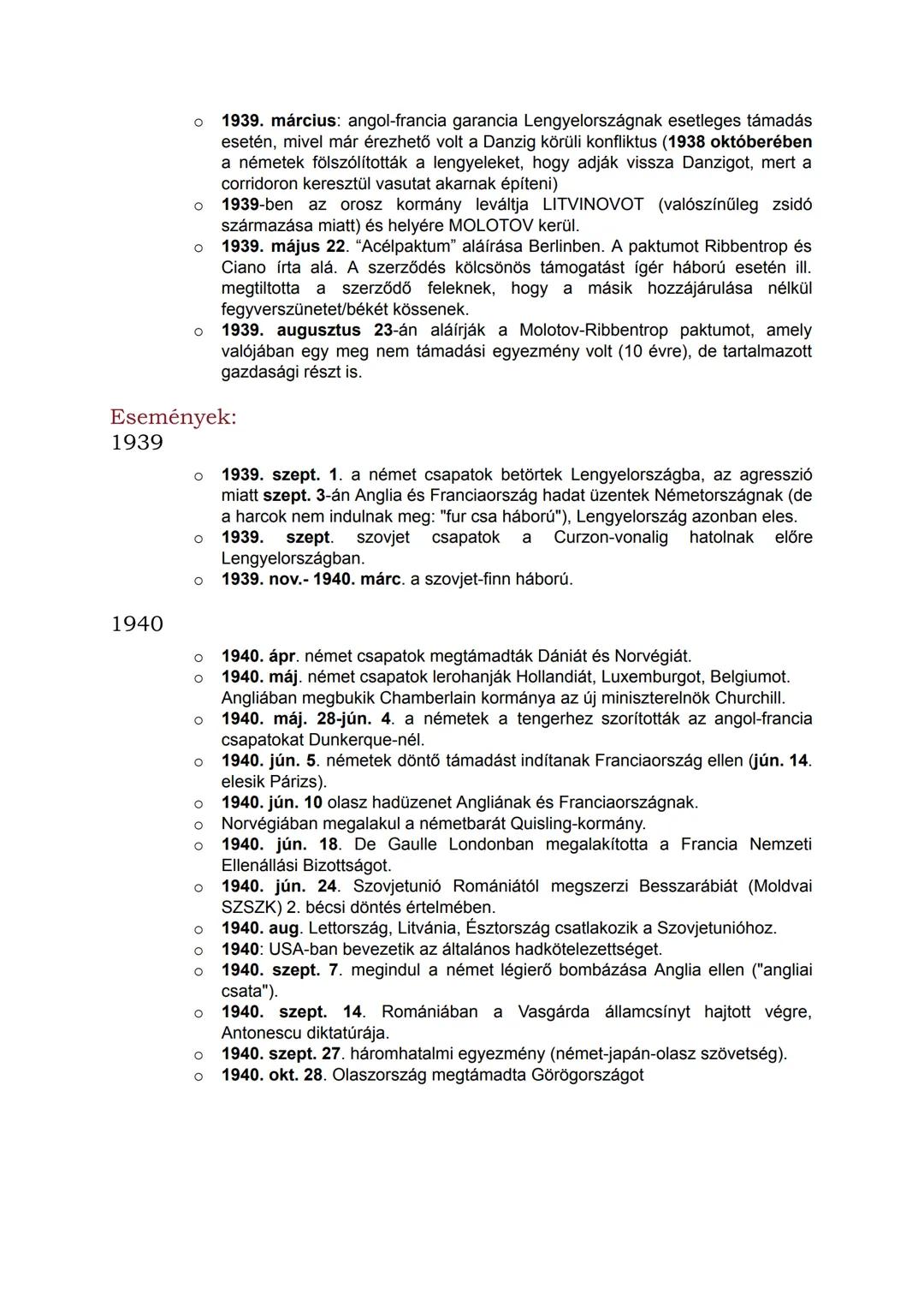 28. A második vh (egyetemes és magyar töri)
Előzmények (1933-39)
fontosabb országokra lebontva
Franciaország
• 1934. október 9. Marseilles-i