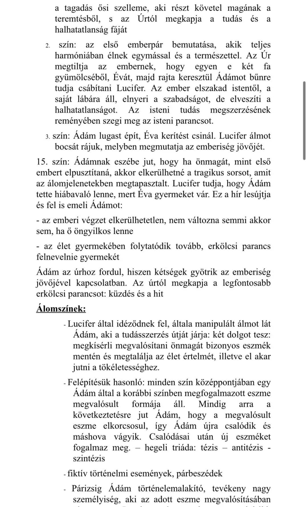 # Madách: Az ember tragédiája
Keletkezés: 1859-60.
Madách felolvassa a művet Szontágh Pálnak, aki azt javasolja, küldjék tovább Aranynak.